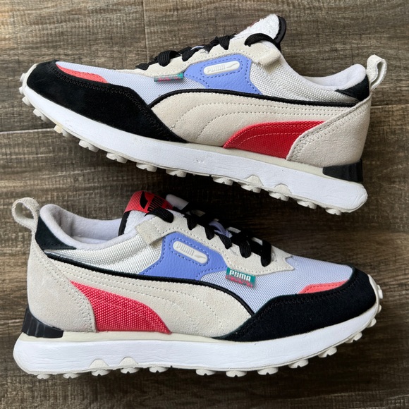 Puma Other - Brand new Puma RS-X Suede Multi Colorful Patterned Sneakers 5.5 7